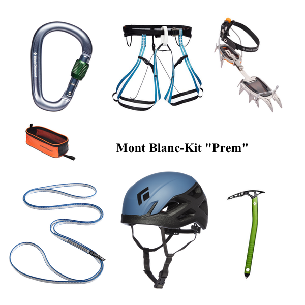 Mont Blanc-klätterkit - Bas eller Premium