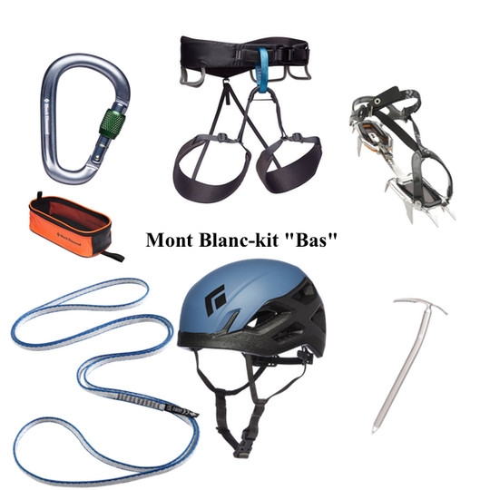 Mont Blanc-klätterkit - Bas eller Premium